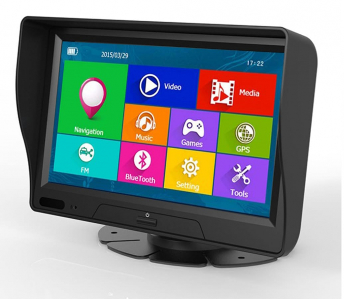 Navigatie GPS de 7" pentru masina/camion, ecran HD Touch Screen, Windows CE 6.0, hartii 3D gratuite pentru Europa si SUA tip 7023b [2]