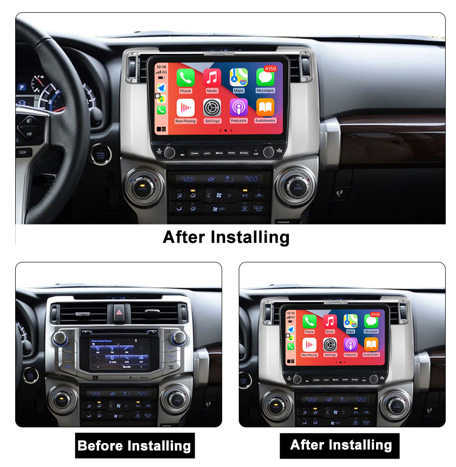 Navigatie dedicata Toyota 4runner 2009-2017 cu butoane rotative model 2024, 9 Inch, 2GB RAM 32GB ROM, Quadcore, Android 13, WiFi, Bluetooth, Magazin Play [5]