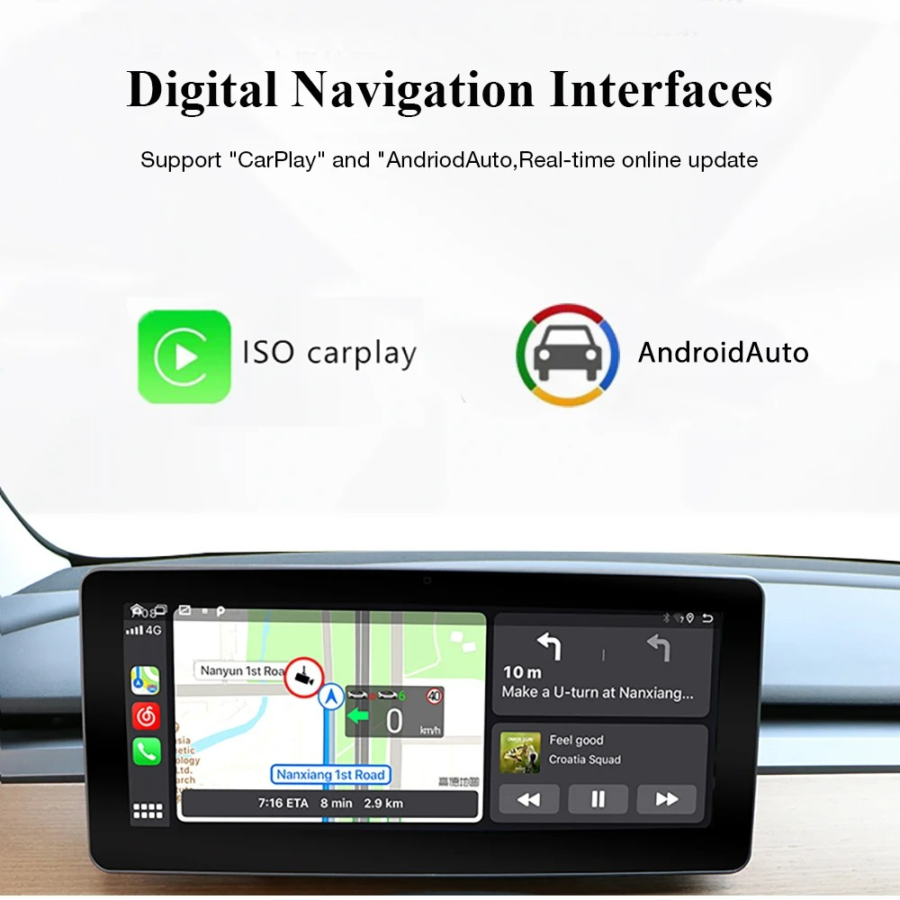 Navigatie NAVI-IT Dashboard Headup Display compatibil cu Tesla Model 3/Model Y 2017-2022, bord digital, 8.8", Android Auto & Apple Carplay, Linux, procesor Intel [7]