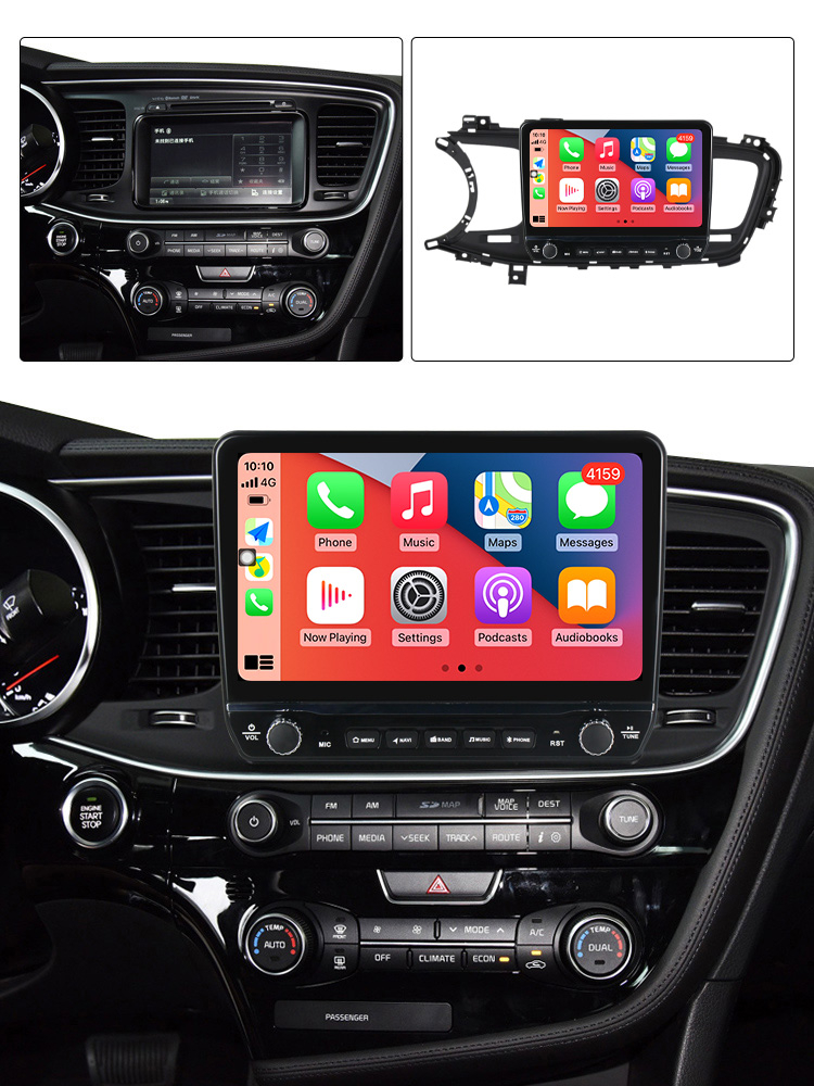 Navigatie dedicata Optima K5 2013-2015 cu butoane rotative model 2024, 4 GB RAM 64 ROM, Quadcore, Android 13, Display QLED, 9", DSP, Carplay, Android Auto, Internet, Youtube , Waze , WI-FI [4]