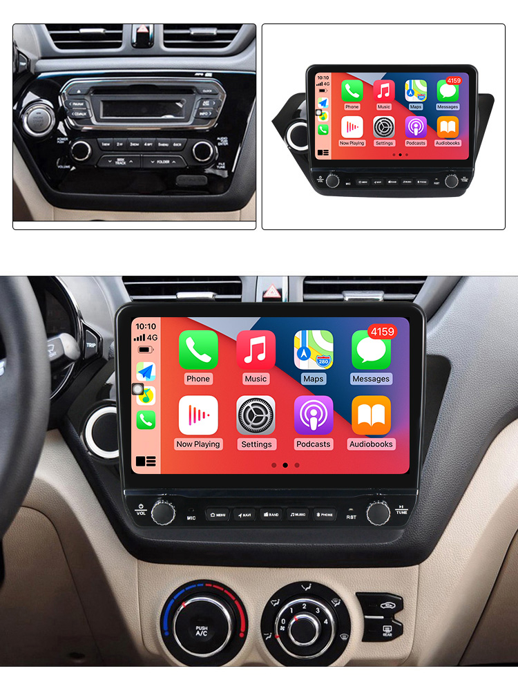 Navigatie dedicata RIO 2011-2015 cu butoane rotative model 2024, 9 Inch, 2GB RAM 32GB ROM, Quadcore, Android 13, WiFi, Bluetooth, Magazin Play [4]