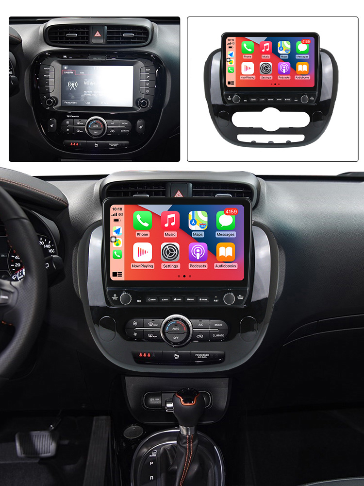 Navigatie dedicata Soul 2014-2018 cu butoane rotative model 2024, 9 Inch, 2GB RAM 32GB ROM, Quadcore, Android 13, WiFi, Bluetooth, Magazin Play [5]