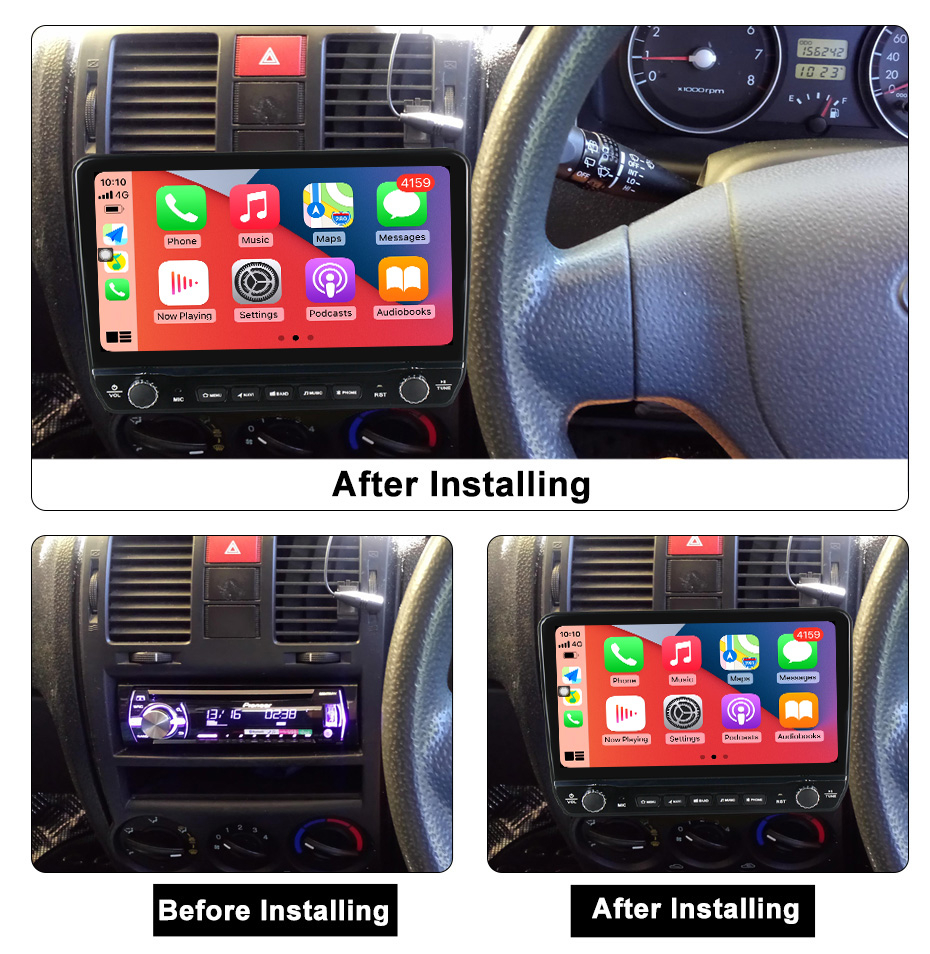 Navigatie dedicata GETZ 2002-2011 cu butoane rotative model 2024, 9 Inch, 2GB RAM 32GB ROM, Quadcore, Android 13, WiFi, Bluetooth, Magazin Play [5]