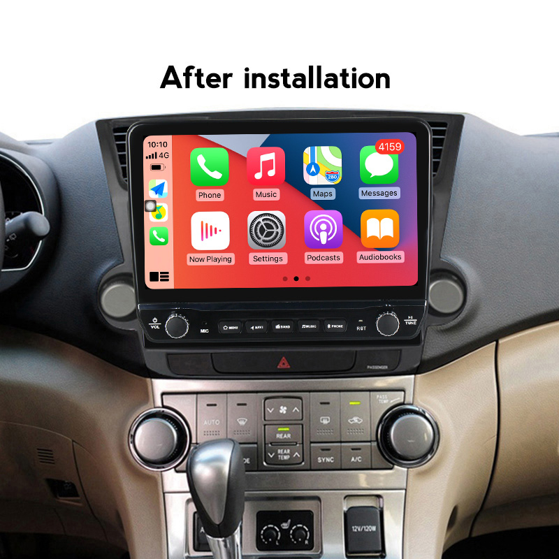 Navigatie dedicata Highlander 2007-2013 cu butoane rotative model 2024, 10 Inch, 2GB RAM 32GB ROM, Quadcore, Android 13, WiFi, Bluetooth, Magazin Play [3]