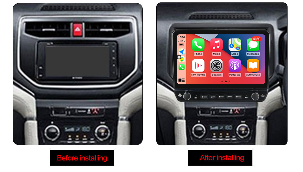 Navigatie dedicata Rush 2018-2019 cu butoane rotative model 2024, 9 Inch, 2GB RAM 32GB ROM, Quadcore, Android 13, WiFi, Bluetooth, Magazin Play [5]