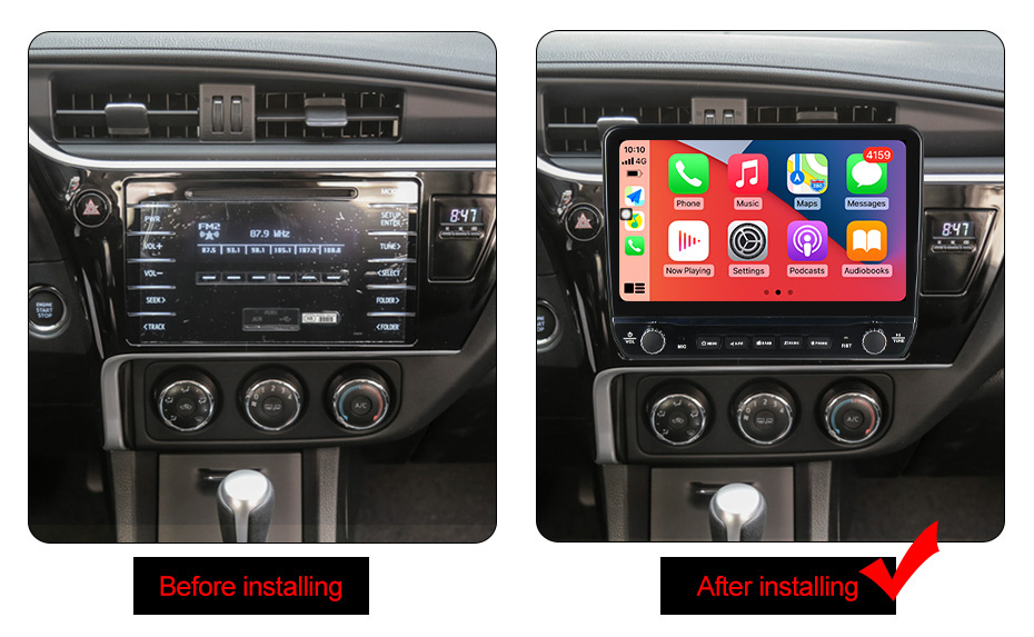 Navigatie dedicata Corolla 11 Auris E180 2017-2018 cu butoane rotative model 2024, 9 Inch, 2GB RAM 32GB ROM, Quadcore, Android 13, WiFi, Bluetooth, Magazin Play [7]