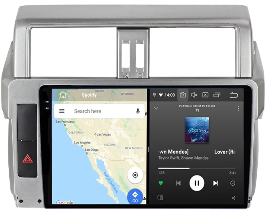 Navigatie dedicata Toyota Land Prado 2013-2017, 12GB RAM 256GB ROM, Android 13, Rezolutie 2K, Display QLED, 10", DSP, Carplay, Android Auto, Internet, Youtube, Waze, Wi Fi, USB [3]