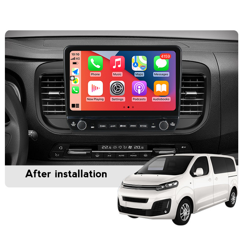 Navigatie dedicata Jumpy 2016-2021 cu butoane rotative model 2024, 4 GB RAM 64 ROM, Quadcore, Android 13, Display QLED, 9", DSP, Carplay, Android Auto, Internet, Youtube , Waze , WI-FI [3]