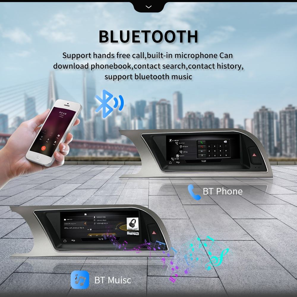 Navigatie dedicata Audi A4 2009-2012 MMI 3G, Android 13, Wireless Carplay si Android auto 6GB RAM 128GB ROM, Octacore 2.0ghz, Display IPS 1280*720, 8.8 inch, Microfon Extern [4]