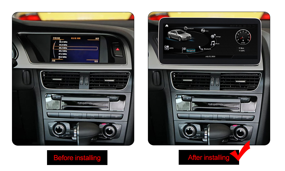 Navigatie dedicata Audi Q5 2008-2015 NON-MMI, 8GB RAM 128GB ROM, Octa Core, Display IPS 1280*720, 10.25 inch, Carplay&Android Auto, Android 13, SIM 4G [2]