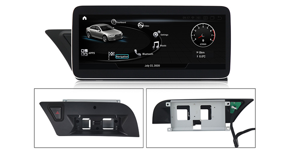 Navigatie dedicata Audi Q5 2008-2015 NON-MMI, 4GB RAM 32GB ROM, Octa Core, Display IPS 1280*720, 10.25 inch, Carplay&Android Auto, Android 13, SIM 4G [8]