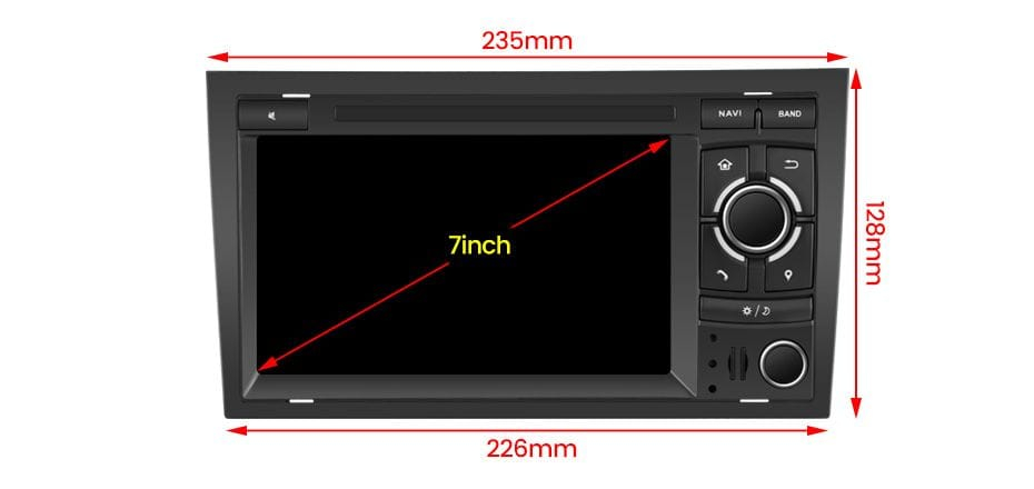 Navigatie dedicata Audi A4 (B6, B7) 2002-2008, 4GB RAM 64GB ROM, Quadcore, Android 13, Display IPS 1K 7", DSP, Carplay&Android Auto, Suport camere AHD [3]