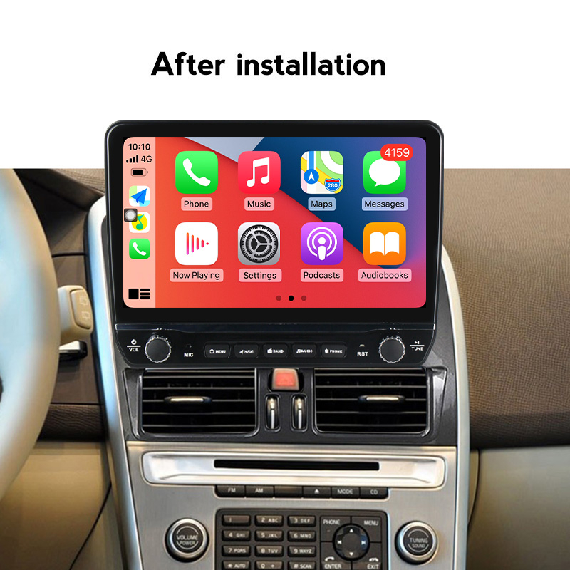 Navigatie dedicata XC60 cu butoane rotative model 2024, 9 Inch, 2GB RAM 32GB ROM, Quadcore, Android 13, WiFi, Bluetooth, Magazin Play [3]