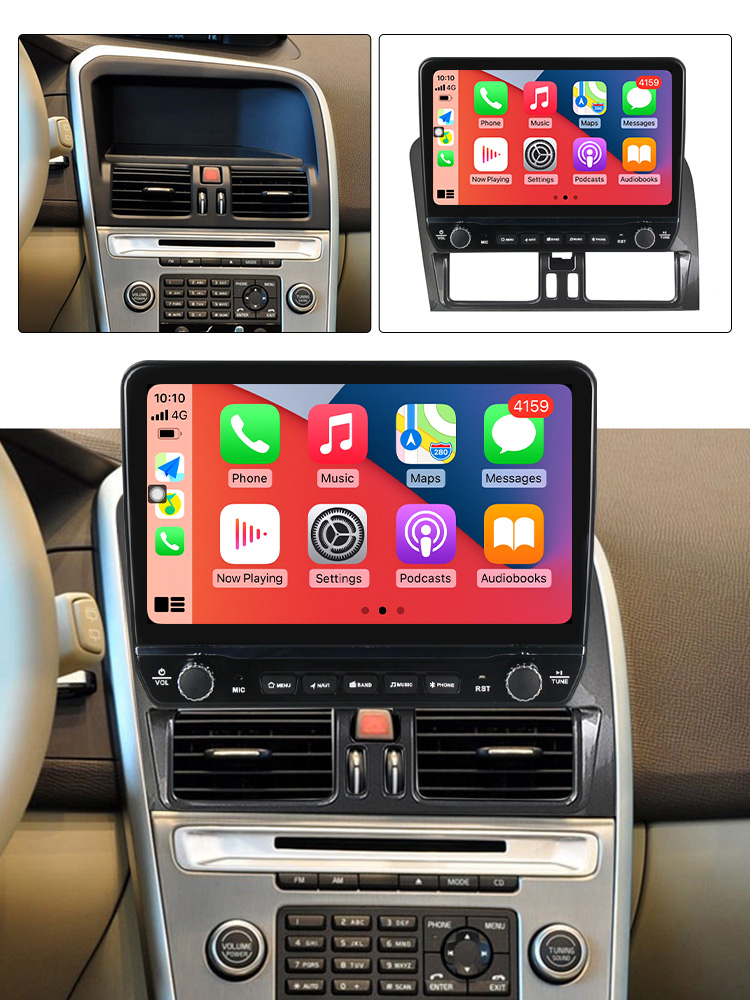 Navigatie dedicata XC60 cu butoane rotative model 2024, 9 Inch, 2GB RAM 32GB ROM, Quadcore, Android 13, WiFi, Bluetooth, Magazin Play [4]