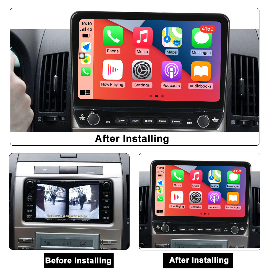 Navigatie dedicata Verso 2004-2009 cu butoane rotative model 2024, 9 Inch, 2GB RAM 32GB ROM, Quadcore, Android 13, WiFi, Bluetooth, Magazin Play [5]
