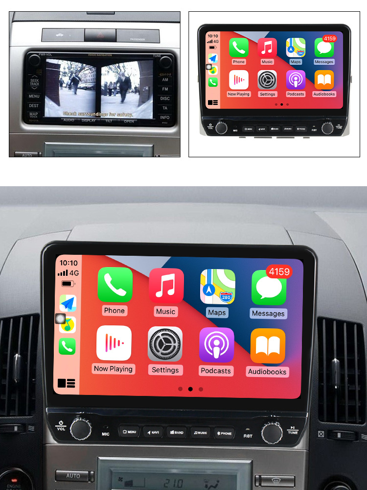 Navigatie dedicata Verso 2004-2009 cu butoane rotative model 2024, 9 Inch, 2GB RAM 32GB ROM, Quadcore, Android 13, WiFi, Bluetooth, Magazin Play [4]