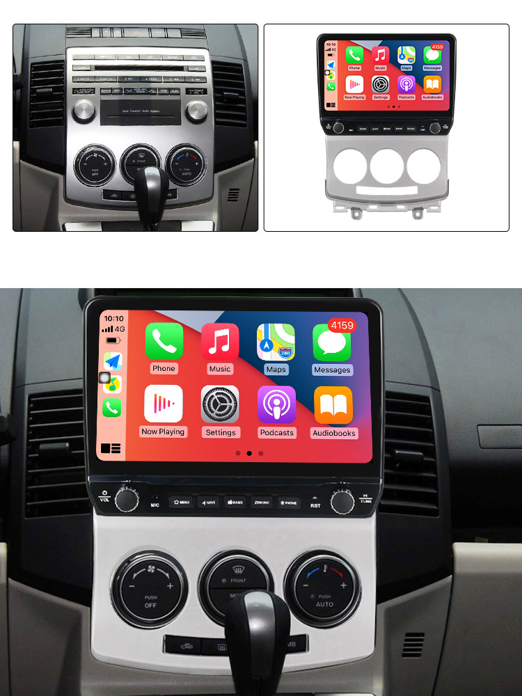 Navigatie dedicata Mazda 5 2005-2010 cu butoane rotative model 2024, 9 Inch, 2GB RAM 32GB ROM, Quadcore, Android 13, WiFi, Bluetooth, Magazin Play [4]