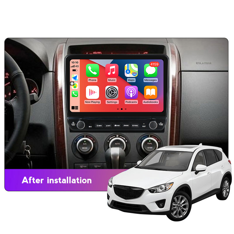 Navigatie dedicata CX-9 2006-2016 cu butoane rotative model 2024, 4 GB RAM 64 ROM, Quadcore, Android 13, Display QLED, 10", DSP, Carplay, Android Auto, Internet, Youtube , Waze , WI-FI [3]