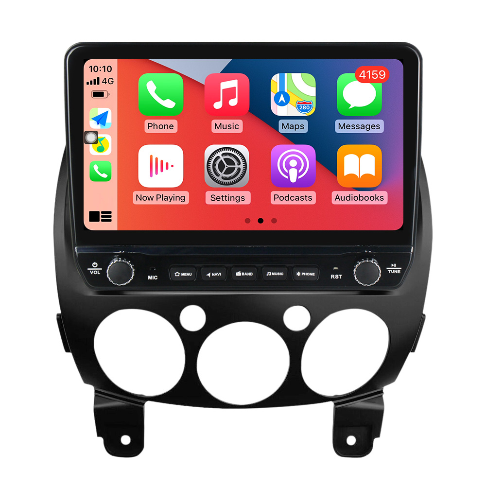 Navigatie dedicata Mazda 2 2007-2014 cu butoane rotative model 2024, 9 Inch, 2GB RAM 32GB ROM, Quadcore, Android 13, WiFi, Bluetooth, Magazin Play [2]