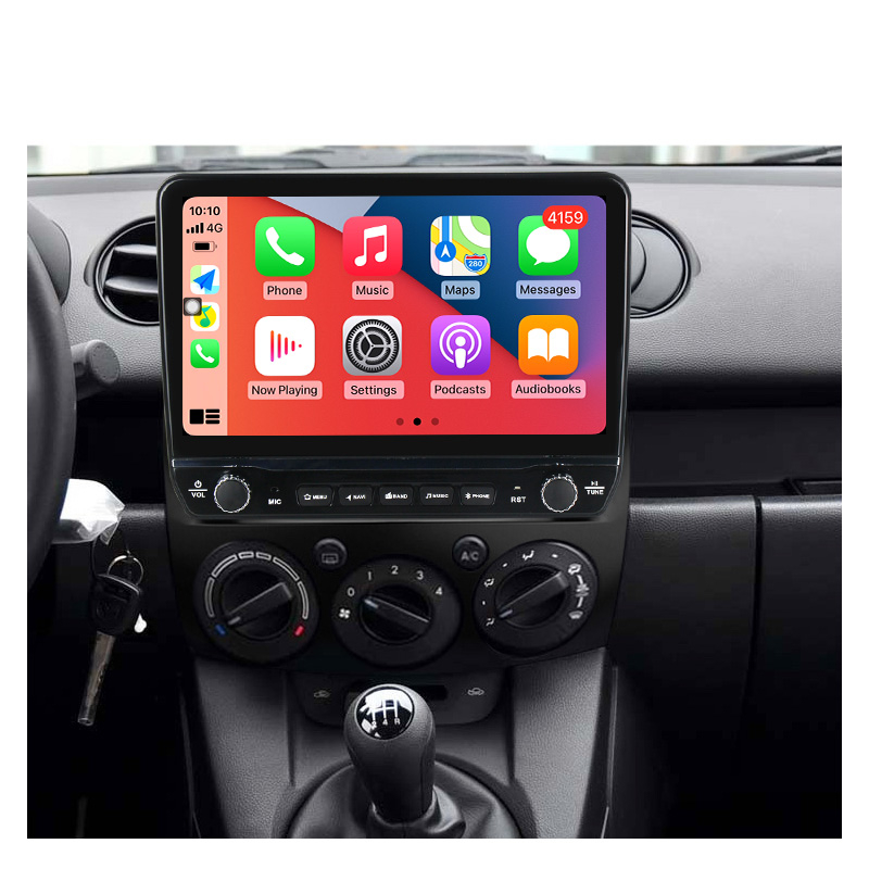 Navigatie dedicata Mazda 2 2007-2014 cu butoane rotative model 2024, 9 Inch, 2GB RAM 32GB ROM, Quadcore, Android 13, WiFi, Bluetooth, Magazin Play [3]