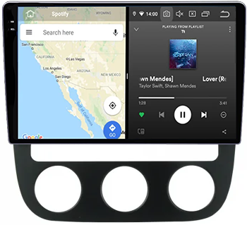 Navigatie dedicata Volkswagen Sagitar 2006-2010, 12GB RAM 256GB ROM, Android 14, Rezolutie 2K, Display QLED, 10", DSP, Carplay, Android Auto, Internet, Youtube, Waze, Wi Fi, USB [2]