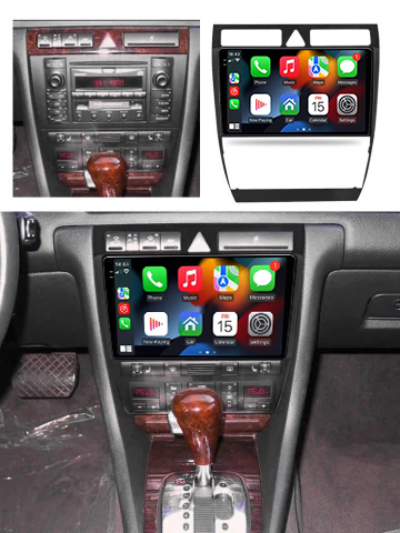 Navigatie dedicata Audi A6 1997-2005, 12GB RAM 256GB ROM, Android 13, Rezolutie 2K, Display QLED, 9", DSP, Carplay, Android Auto, Internet, Youtube, Waze, Wi Fi, USB [6]