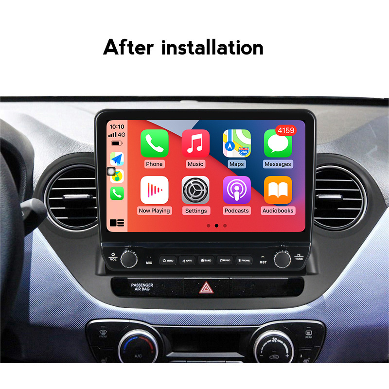 Navigatie dedicata I10 2014-2017 cu butoane rotative model 2024, 10 Inch, 2GB RAM 32GB ROM, Quadcore, Android 13, WiFi, Bluetooth, Magazin Play [3]