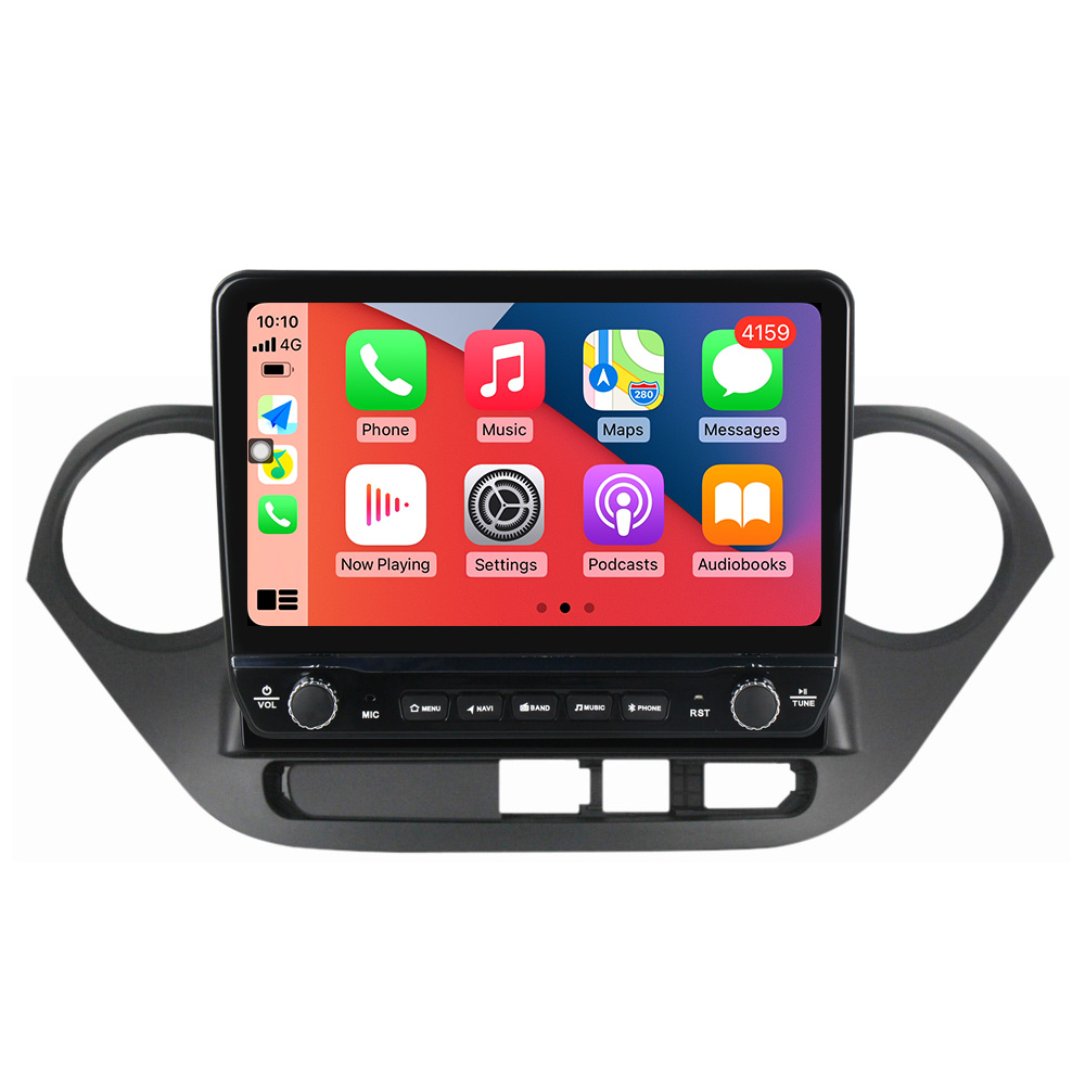 Navigatie dedicata I10 2014-2017 cu butoane rotative model 2024, 10 Inch, 2GB RAM 32GB ROM, Quadcore, Android 13, WiFi, Bluetooth, Magazin Play [2]