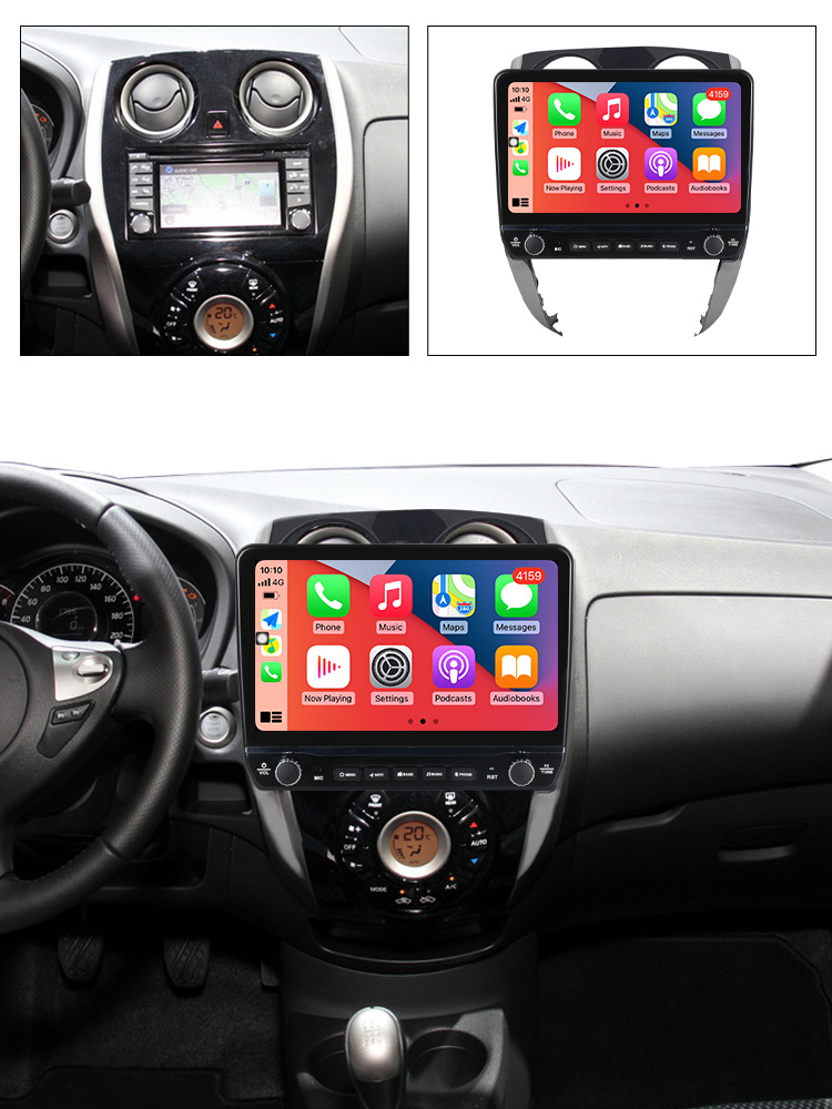 Navigatie dedicata Note 2012-2019 cu butoane rotative model 2024, 9 Inch, 2GB RAM 32GB ROM, Quadcore, Android 13, WiFi, Bluetooth, Magazin Play [4]