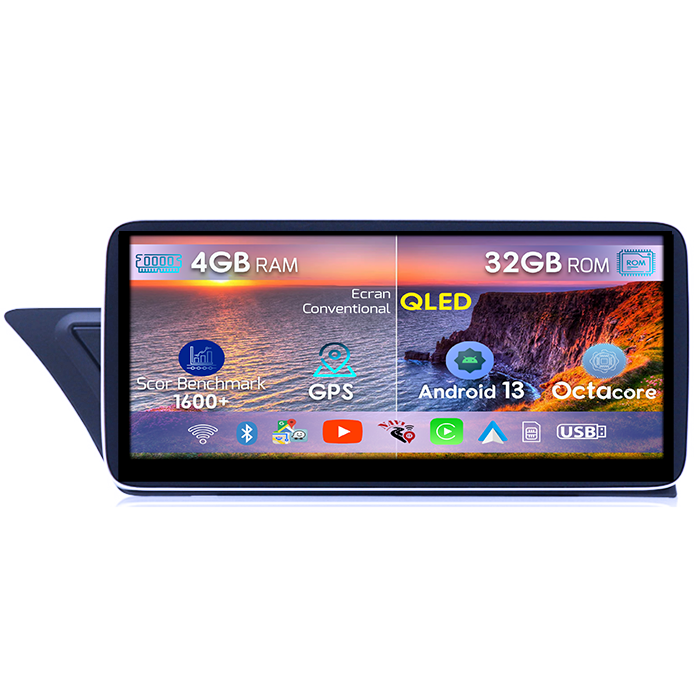 Navigatie dedicata Audi Q5 2008-2015 NON-MMI, 4GB RAM 32GB ROM, Octa Core, Display IPS 1280*720, 10.25 inch, Carplay&Android Auto, Android 13, SIM 4G [1]