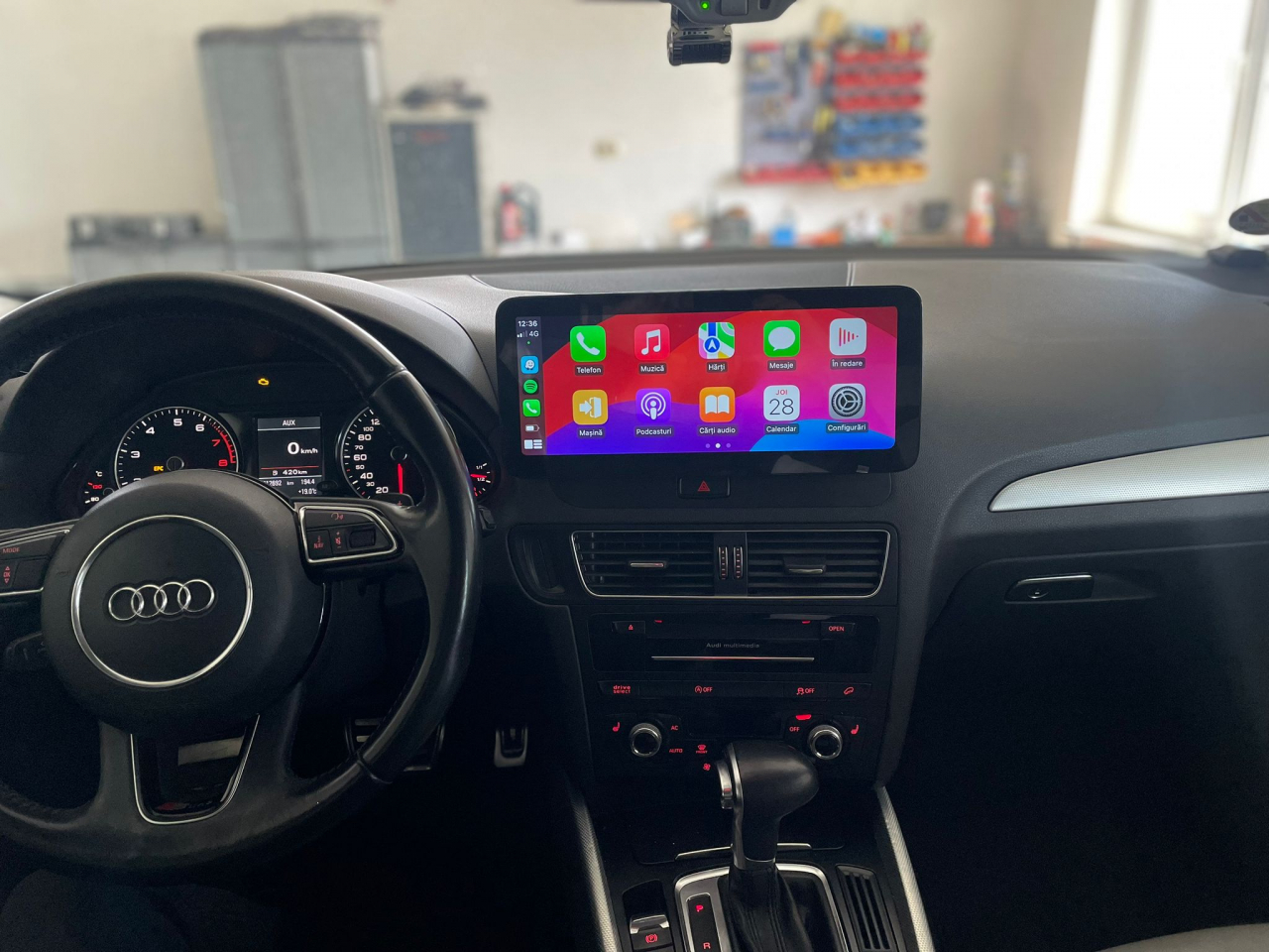 Navigatie dedicata Audi Q5 2010-2016 MMI3, Display 1280x720p 12.3' 8GB RAM 256 GB ROM, Octa Core 2.0GHz, Hotspot, Android 14, Bluetooth, Magazin Play - [6]