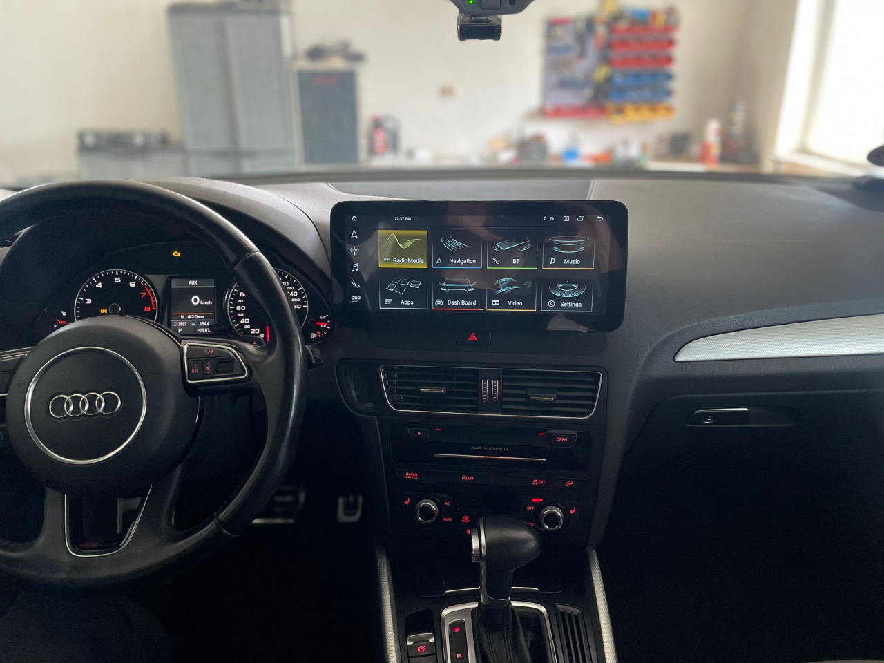 Navigatie dedicata Audi Q5 2010-2016 MMI3, Display 1280x720p 12.3' 8GB RAM 256 GB ROM, Octa Core 2.0GHz, Hotspot, Android 14, Bluetooth, Magazin Play - [3]