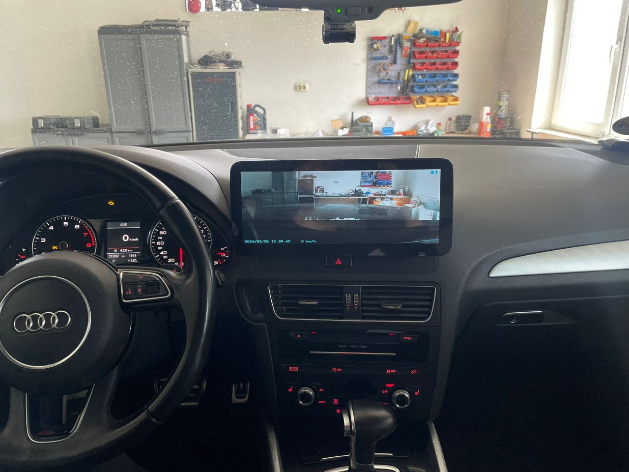 Navigatie dedicata Audi Q5 2010-2016 MMI3, Display 1280x720p 12.3' 8GB RAM 256 GB ROM, Octa Core 2.0GHz, Hotspot, Android 14, Bluetooth, Magazin Play - [4]