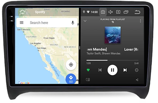 Navigatie dedicata Audi TT 2006-2015, 12GB RAM 256GB ROM, Android 13, Rezolutie 2K, Display QLED, 9", DSP, Carplay, Android Auto, Internet, Youtube, Waze, Wi Fi, USB [3]