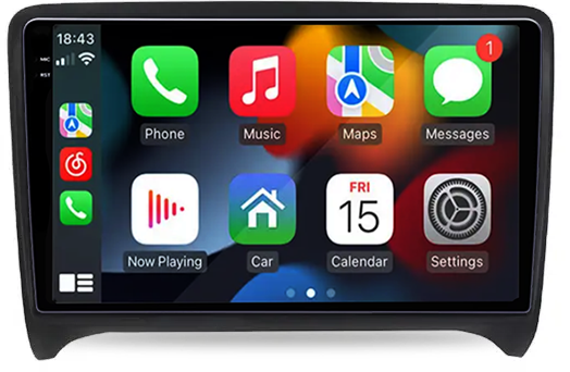 Navigatie dedicata Audi TT 2006-2015, 12GB RAM 256GB ROM, Android 13, Rezolutie 2K, Display QLED, 9", DSP, Carplay, Android Auto, Internet, Youtube, Waze, Wi Fi, USB [2]