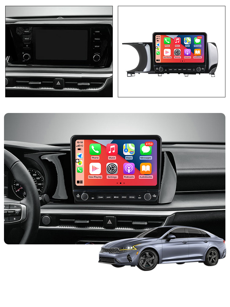 Navigatie dedicata K5 3 2020-2021 cu butoane rotative model 2024, 4 GB RAM 64 ROM, Quadcore, Android 13, Display QLED, 10", DSP, Carplay, Android Auto, Internet, Youtube , Waze , WI-FI [4]