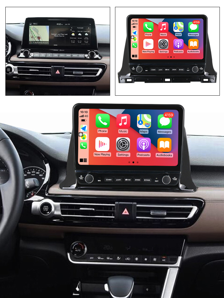 Navigatie dedicata Seltos 2016-2020 cu butoane rotative model 2024, 4 GB RAM 64 ROM, Quadcore, Android 13, Display QLED, 10", DSP, Carplay, Android Auto, Internet, Youtube , Waze , WI-FI [4]