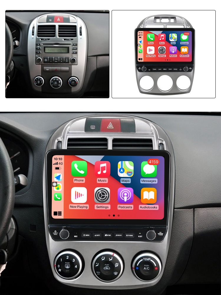Navigatie dedicata Cerato 2005-2006 cu butoane rotative model 2024, 9 Inch, 2GB RAM 32GB ROM, Quadcore, Android 13, WiFi, Bluetooth, Magazin Play [4]