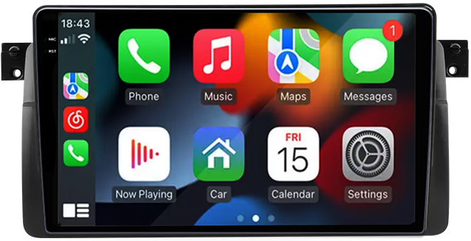 Navigatie dedicata BMW Seria 3 E46 1999-2006, 12GB RAM 256GB ROM, Android 13, Rezolutie 2K, Display QLED, 9", DSP, Carplay, Android Auto, Internet, Youtube, Waze, Wi Fi, USB [2]