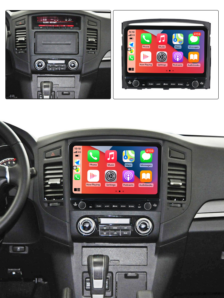Navigatie dedicata Pajero 2006-2014 cu butoane rotative model 2024, 9 Inch, 2GB RAM 32GB ROM, Quadcore, Android 13, WiFi, Bluetooth, Magazin Play [3]