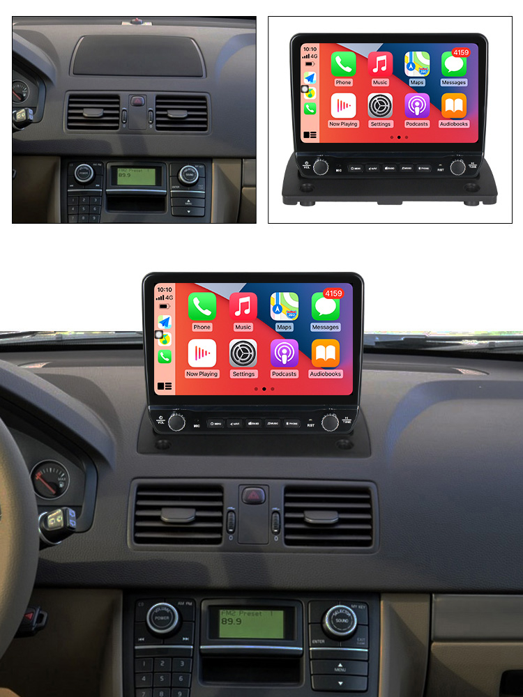 Navigatie dedicata XC90 2002-2014 cu butoane rotative model 2024, 9 Inch, 2GB RAM 32GB ROM, Quadcore, Android 13, WiFi, Bluetooth, Magazin Play [4]