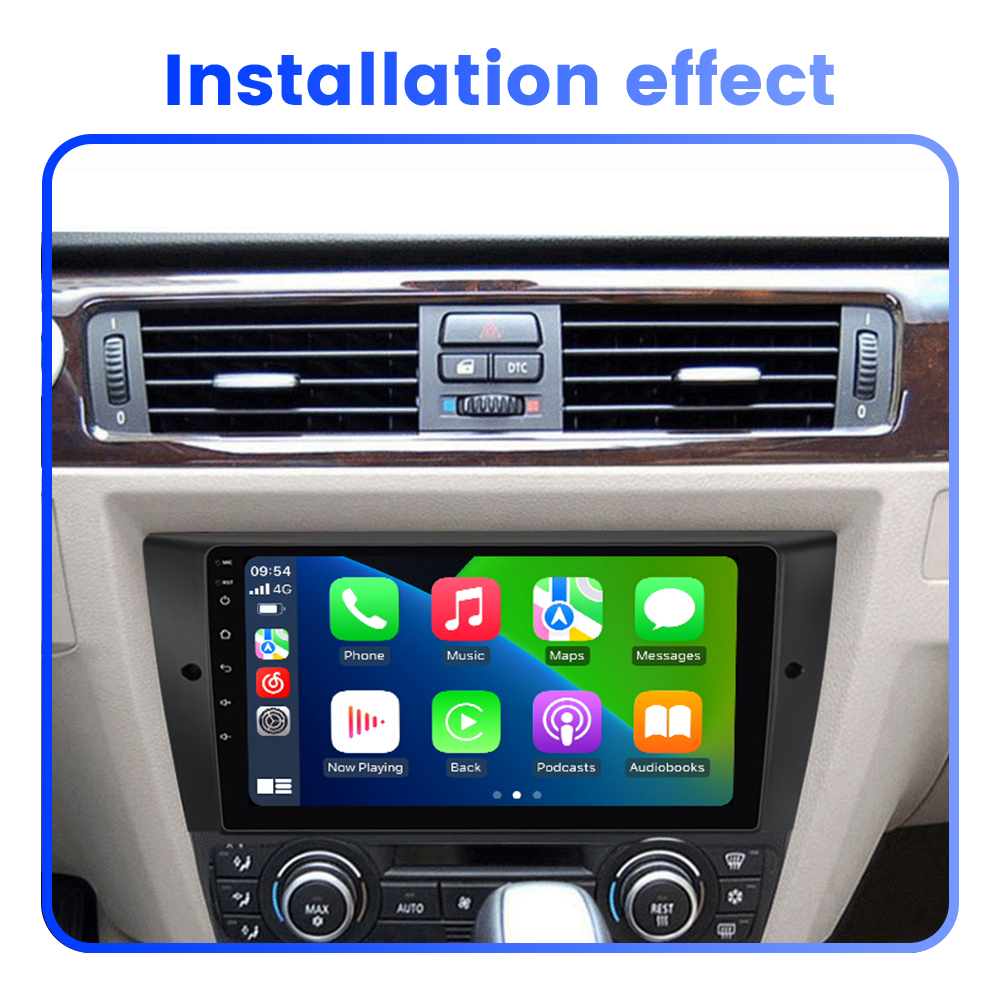 Navigatie dedicata BMW Seria 3 E90 E91 2005–2012, 4GB RAM 64GB ROM, Octacore, Android 14, Display QLED 1K 9", Carplay&Android Auto, SIM 4G, Ventilator Activ [7]