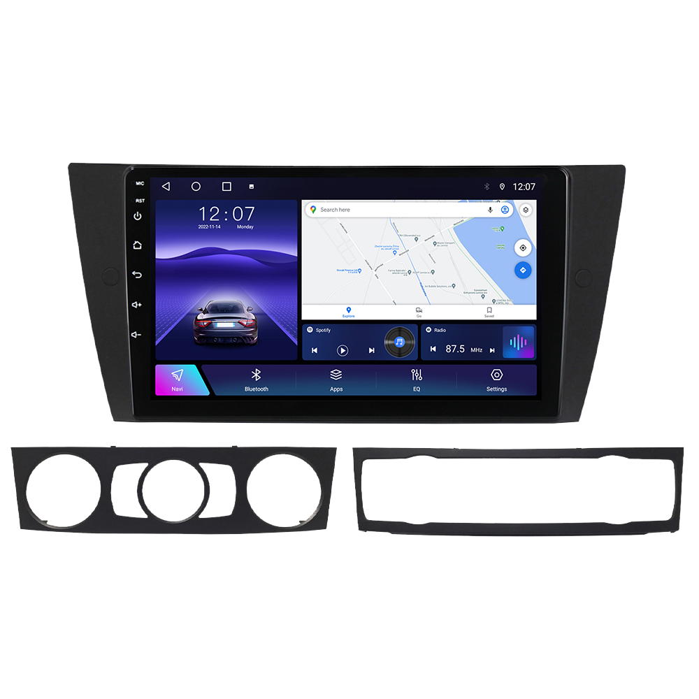 Navigatie dedicata BMW Seria 3 E90 E91 (2005 – 2012), 4GB RAM 64GB ROM, Octacore, Android 13, Display QLED 9", DSP, Carplay, Android Auto, Internet, Youtube, Waze, WIFI, Bluetooth [2]