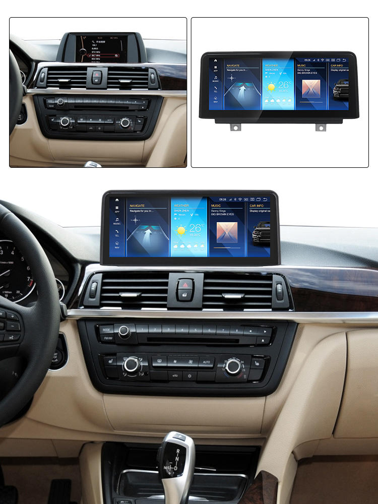 Navigatie dedicata BMW Seria 3 F30 F31 F34 F35 & Seria 4 F32 F33 F36 CIC (2013-2017), Android 13, Wireless Carplay si Android auto 6GB RAM 128GB ROM, Display IPS, 10.25 [3]
