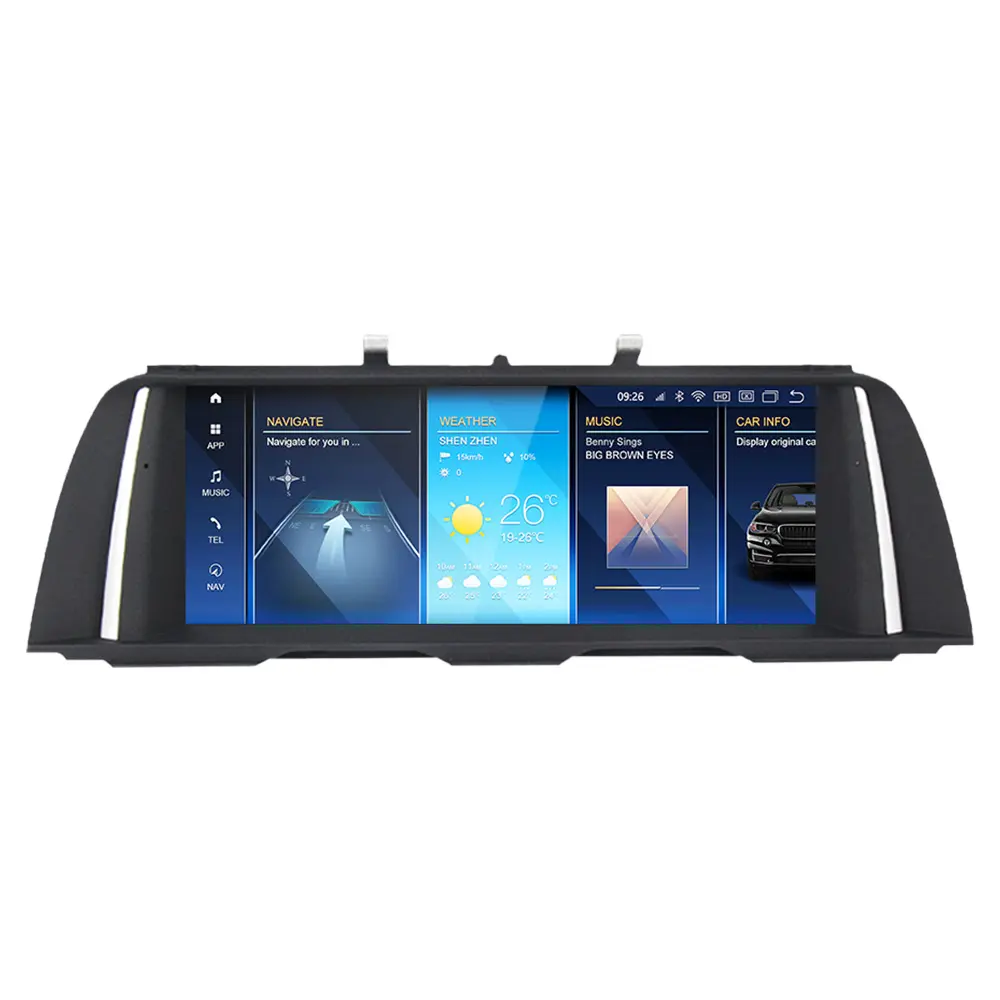 Navigatie dedicata BMW 5 Series F10 / F11 ( 2011 - 2012 ) CIC, Android 13, Wireless Carplay si Android auto 6GB RAM 128GB ROM, Octacore 2.0ghz, Display IPS 1280*720 10.25 inch, Microf [2]