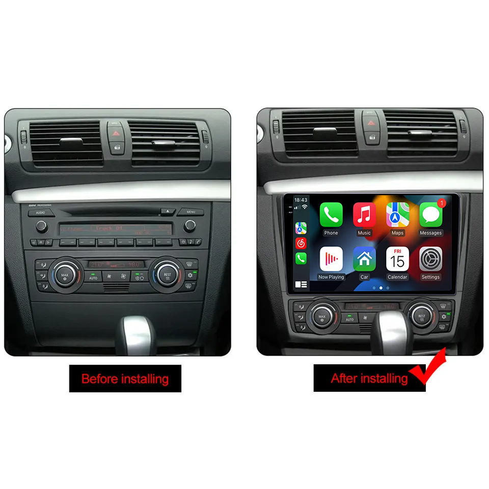 Navigatie dedicata BMW Seria1 E81/E87 2007-2013, 12GB RAM 256GB ROM, Android 13, Rezolutie 2K, Display QLED, 9", DSP, Carplay, Android Auto, Internet, Youtube, Waze, Wi Fi, USB [5]