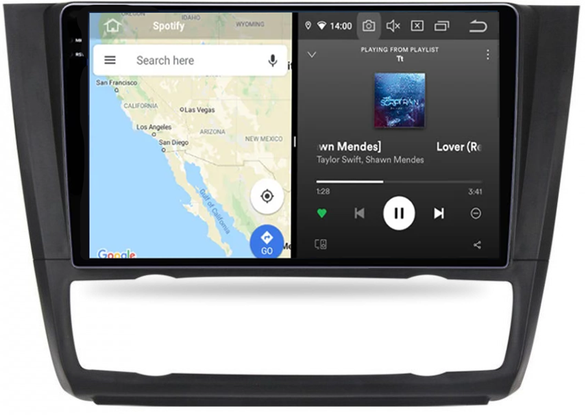 Navigatie dedicata BMW Seria1 E81/E87 2007-2013, 12GB RAM 256GB ROM, Android 13, Rezolutie 2K, Display QLED, 9", DSP, Carplay, Android Auto, Internet, Youtube, Waze, Wi Fi, USB [3]