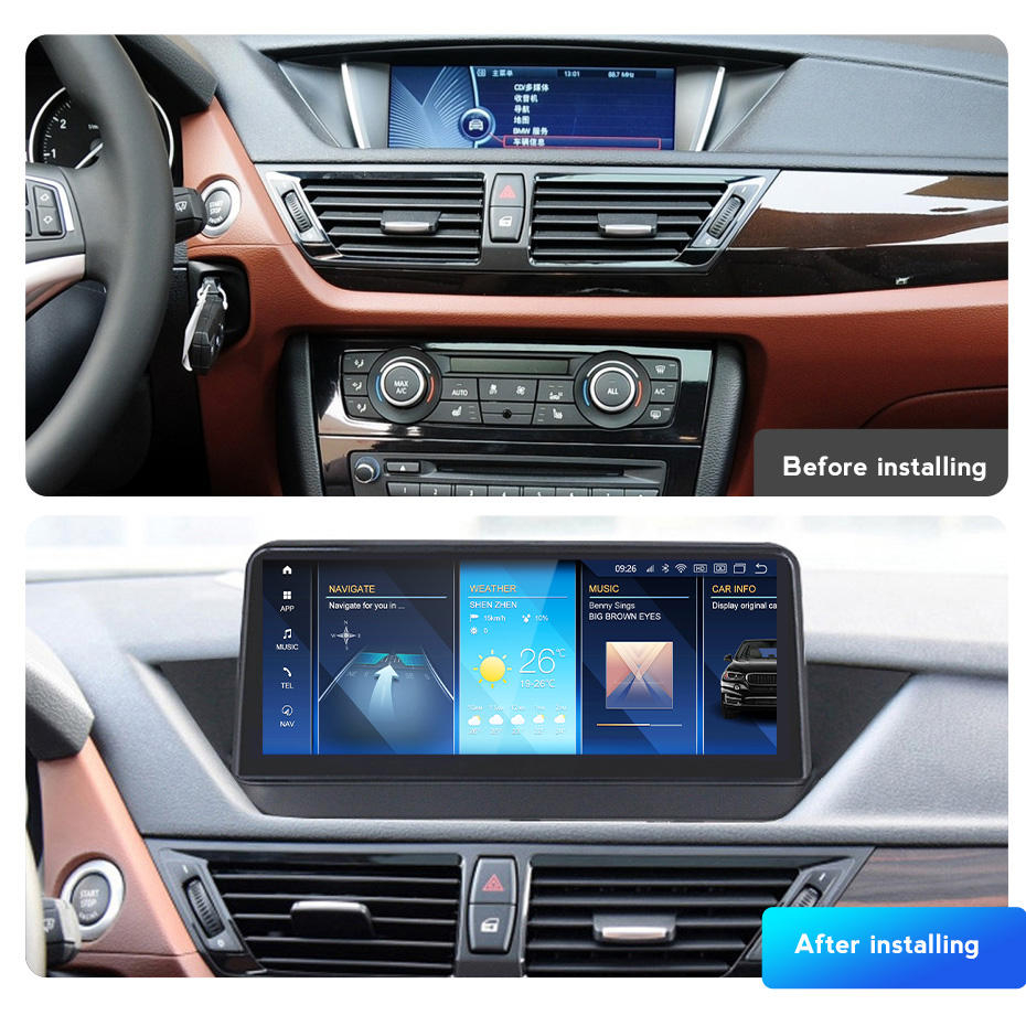 Navigatie dedicata BMW X1 E84 2009-2015, Android 13, iDrive, Wireless Carplay si Android auto 6GB RAM 128GB ROM, Display IPS, 10.25 inch, Microfon Extern [6]