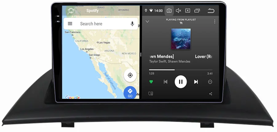 Navigatie dedicata BMW X3 E83 2004 - 2012, 12GB RAM 256GB ROM, Android 13, Rezolutie 2K, Display QLED, 9", DSP, Carplay, Android Auto, Internet, Youtube, Waze [3]