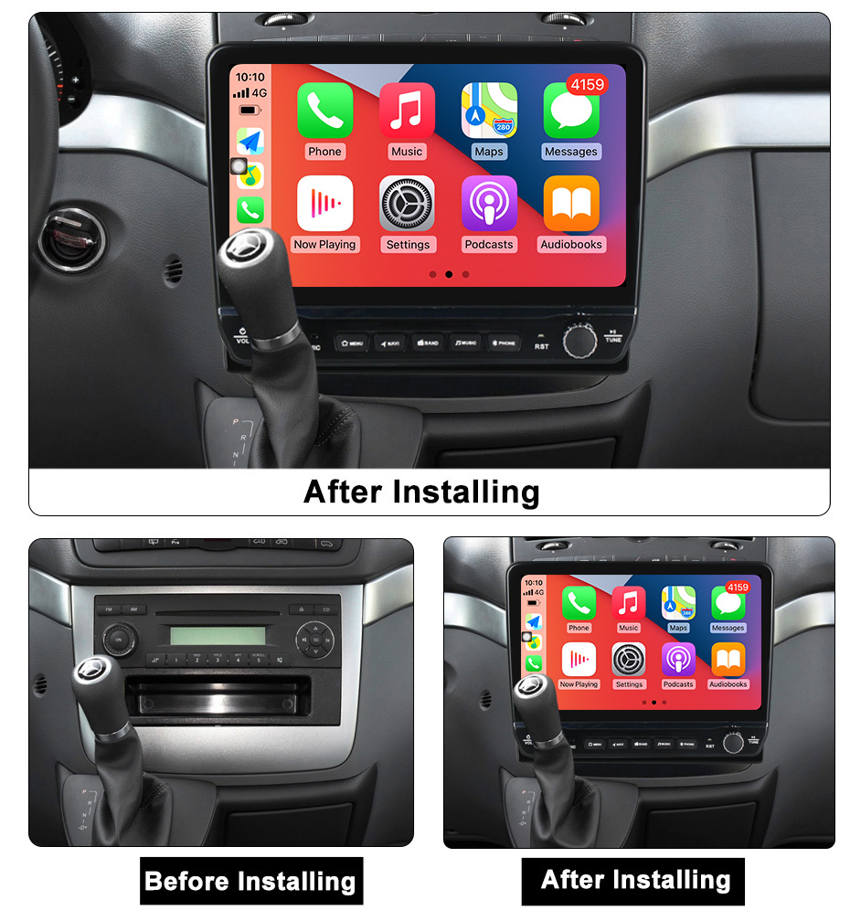 Navigatie dedicata Benz Vito 2011-2015 cu butoane rotative model 2024, 10 Inch, 2GB RAM 32GB ROM, Quadcore, Android 13, WiFi, Bluetooth, Magazin Play [5]